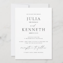 Casamento clássico preto e branco tradicional