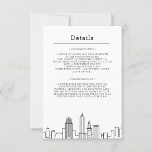 Convite Casamento Cleveland  Detalhes do convidado
