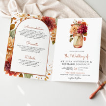 Casamento Código QR Flor de Dália em Pote de Pedra