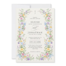 Casamento Código QR Floral Primavera Ornado Pastel