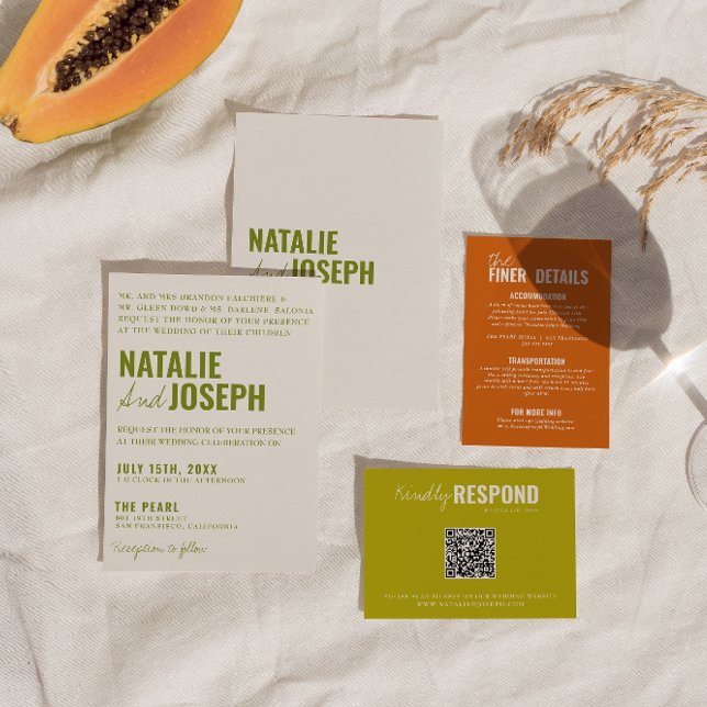 Convite Casamento Colorido Tradicional Clássico Moderno Br (Criador carregado)