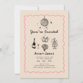 Convite casamento com a trendy fedorento