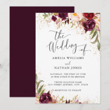 Casamento com Aquarela Floral em Pó de Ouro Borgon