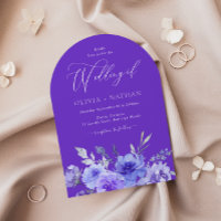Casamento com Arca Floral Violeta Lavanda Roxa