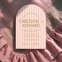 Casamento com Arco de Pastel em tiras