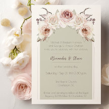 Casamento com Arco de Rosa Boêmia