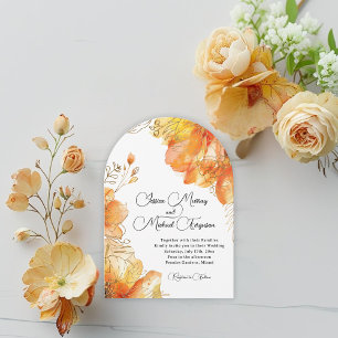 Convite Casamento com Arco Floral de Verona Sunset Waterco