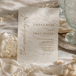 Convite Casamento com Caligrafia Simples e Atemporal
