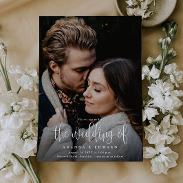 Convite Casamento com Código QR Fotográfico em Duas Fotogr