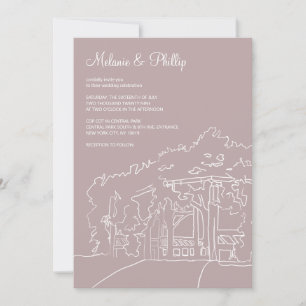 Convite Casamento com Cop Cot Central Park