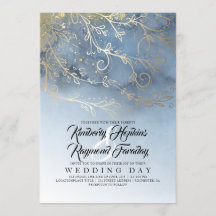 Casamento com Cor de Água Dourada e Azul