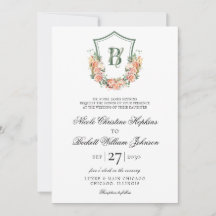 Casamento com Crista Floral de Pêssego