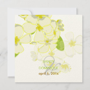 Convite Casamento com destino a Plumeria Leis