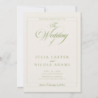Casamento com Detalhes de Caligrafia em Marfim Ver