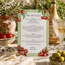 Casamento com Detalhes Elegantes de Pomodori Verme