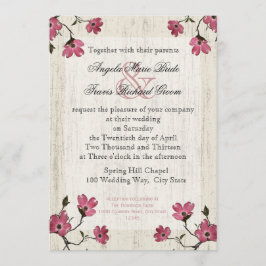 Convite Casamento com Dogwood