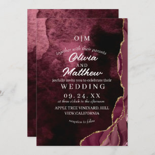 Convite Casamento com Dourado Vestido de Casamento