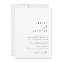 Casamento com Escrita à Mão Simples e Elegante