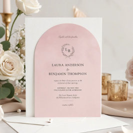 Convite Casamento com Estilo Elegante de Arca de Veludo Ro