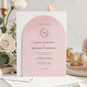 Convite Casamento com Estilo Elegante de Arca de Veludo Ro