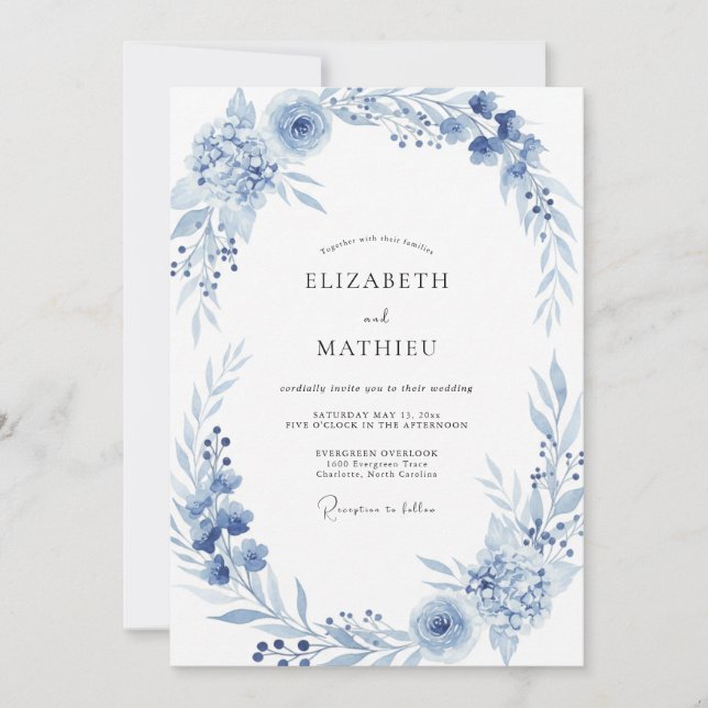Convite Casamento com Flor de Milho Artesanal em Tons de A (Frente)