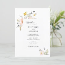 Casamento com Floral em Rosa Poeirento Elegante em
