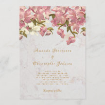 Casamento com Floral Rosa e Orquídea Branca em Már