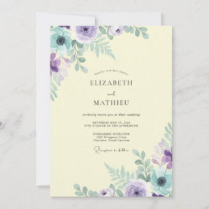 Convite Casamento com Folhas de Citrino Âmbar