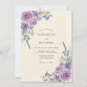 Convite Casamento com Folhas de Orquídea
