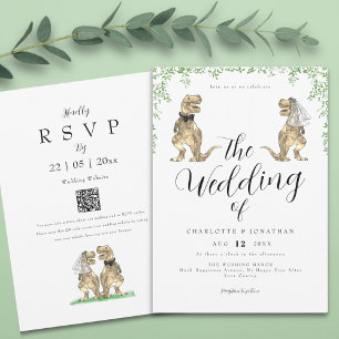 Convite Casamento com Foliage de Dinossaur Eucalyptus