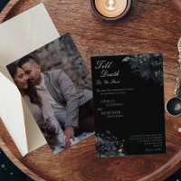 Casamento com Foto Chorre Preto Escuro até Morte