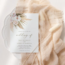 Casamento com Grass e Calliografia de Pampas Moder