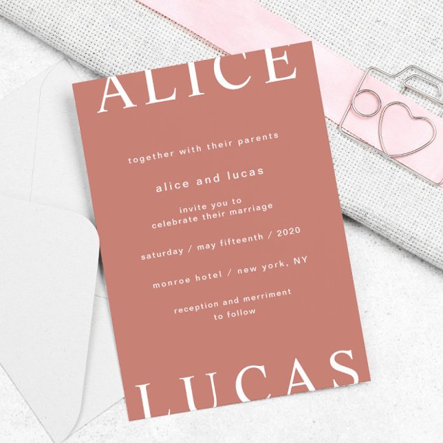 Convite Casamento com Letra Elegante e Layout Ultra Modern (Criador carregado)