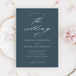 Convite Casamento com Letra Simples