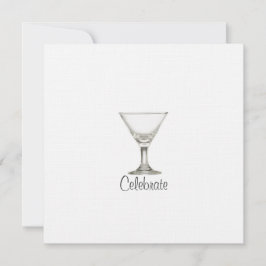 Convite Casamento com Martini