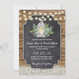 Convite Casamento com névoa floral do nabo