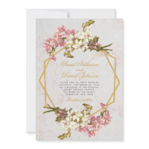 Casamento com Orquídeas Douradas, , Marble Geométr