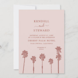 Convite Casamento com Palm Tree Romance Suite