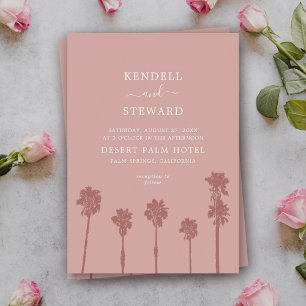 Convite Casamento com Palm Tree Romance Suite