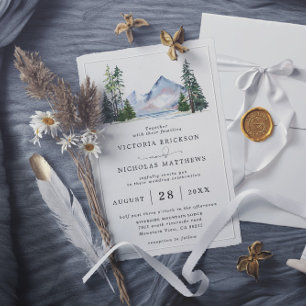 Convite Casamento com QR Code Orçamentário de Árvore da Fl