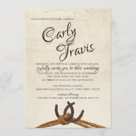 Convite Casamento com Sapatos de Coro e Coros