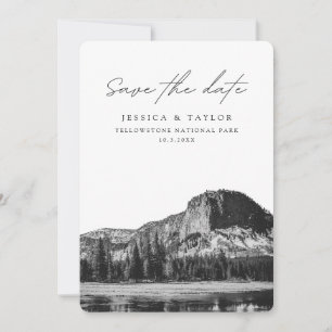 Convite Casamento com Save the Date do Parque Nacional de