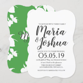 Convite Casamento com Silo de Limão Verde Fresco e Brilhan