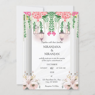 Convite Casamento com tema branco