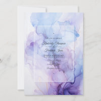 Casamento com Tinta Prateada, Azul Gelo e Lilás