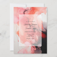 Casamento com Tinta Preta, Branca e Vermelha