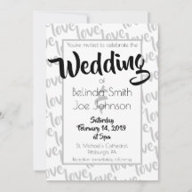 Casamento com Tipografia de Script Moderno