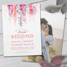 Casamento com uma foto vermelha rosa-rosa verde-ca