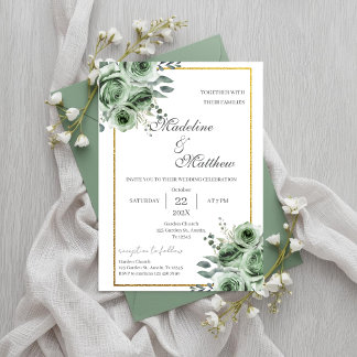 Convite Casamento com verdejante