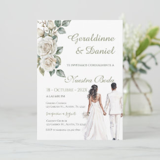 Convite Casamento com Verduras Espanholas